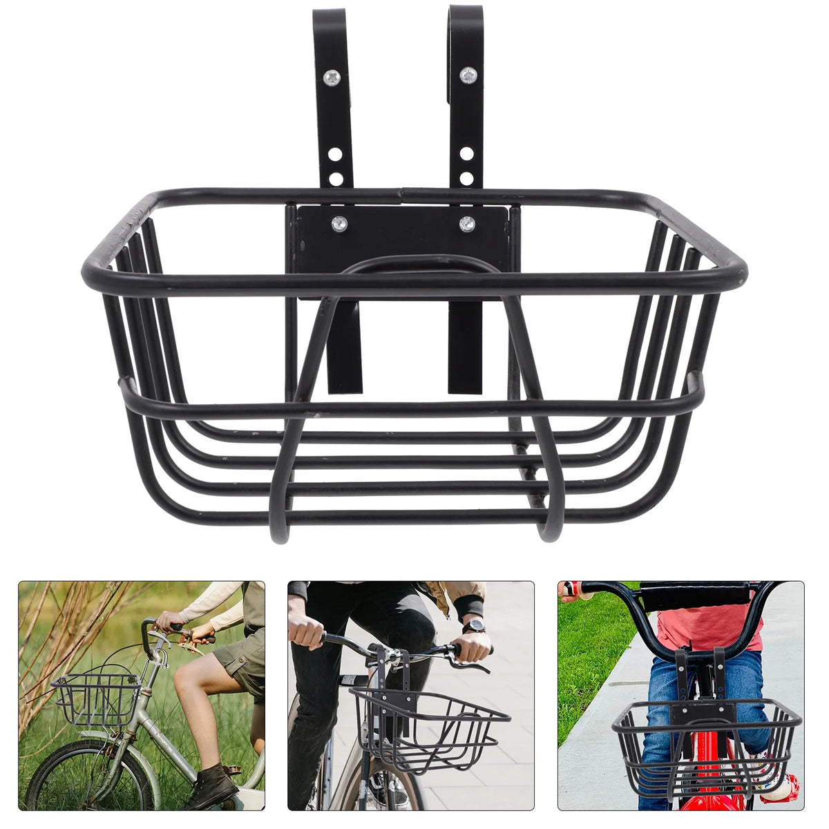 Metal Bike Handlebar Basket I482