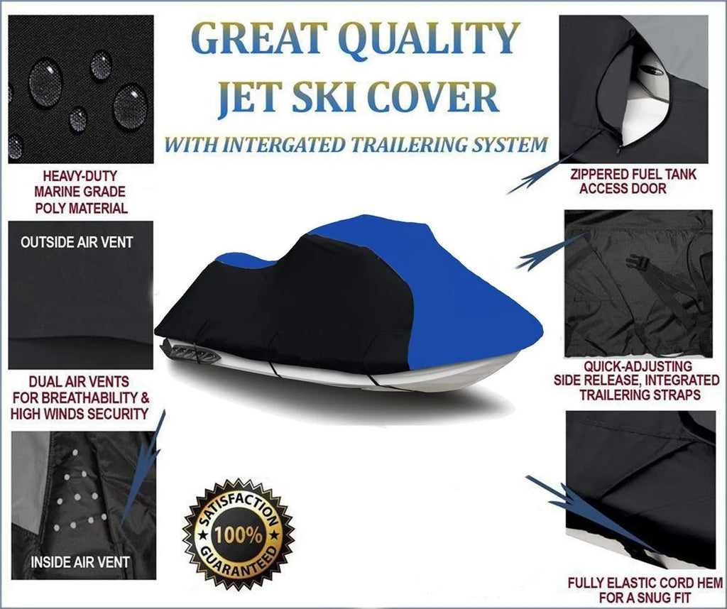 Heavy-Duty Trailerable Jet Ski Cover F8746