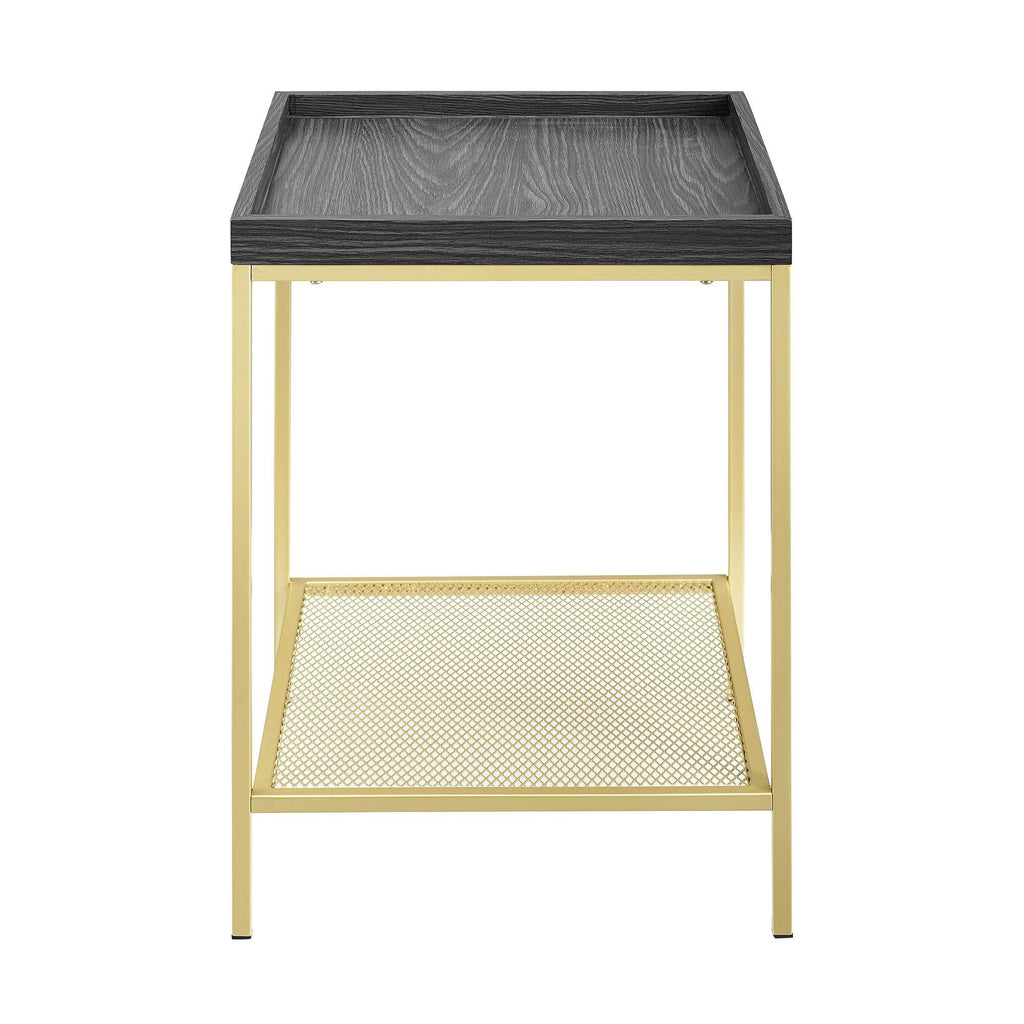 Graphite Square Side Table E64209