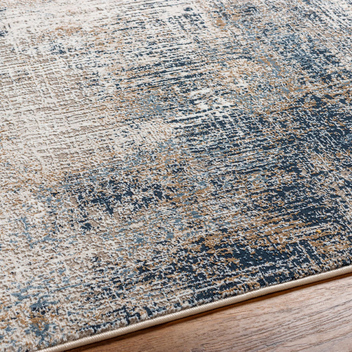 6x9 Modern Ivory Area Rug Z71319