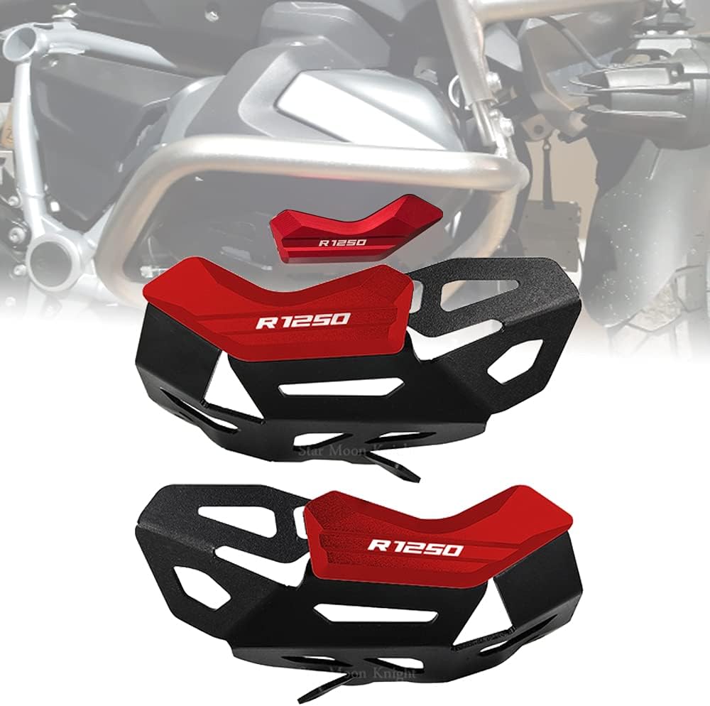 Black-red Engine Guard Protector Cover D913769