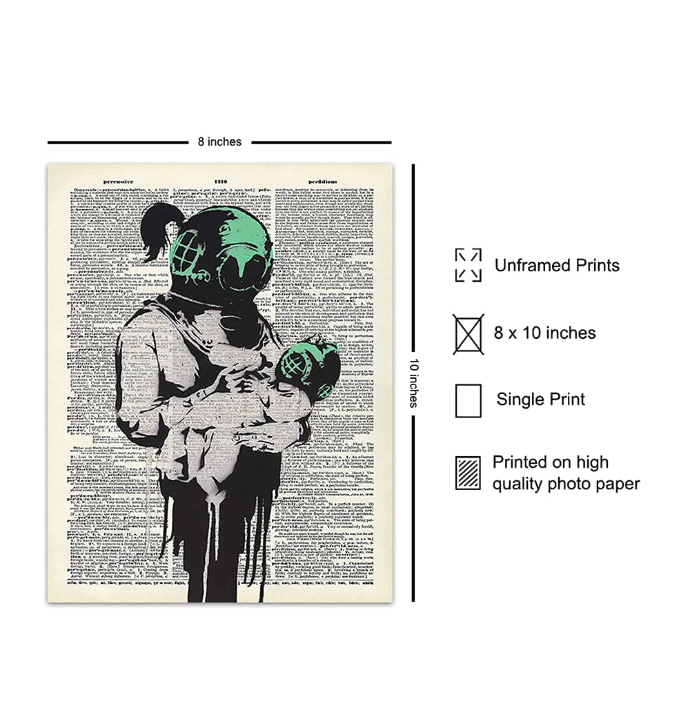 Banksy Poster 8x10 Graffiti Wall Decor Street Art D443