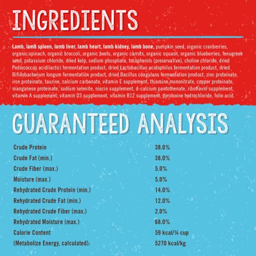 Freeze Dried Raw Super Beef Meal Mixer Dog Food Topper – 3.5 oz Bag P618665