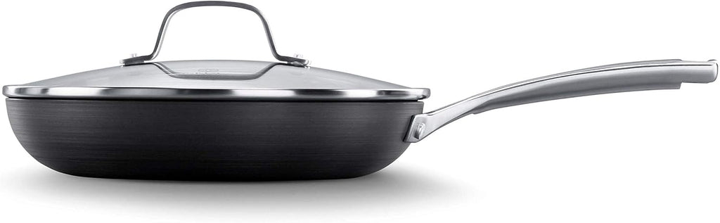Black 10-Inch Omelette Fry Pan with Cover X406