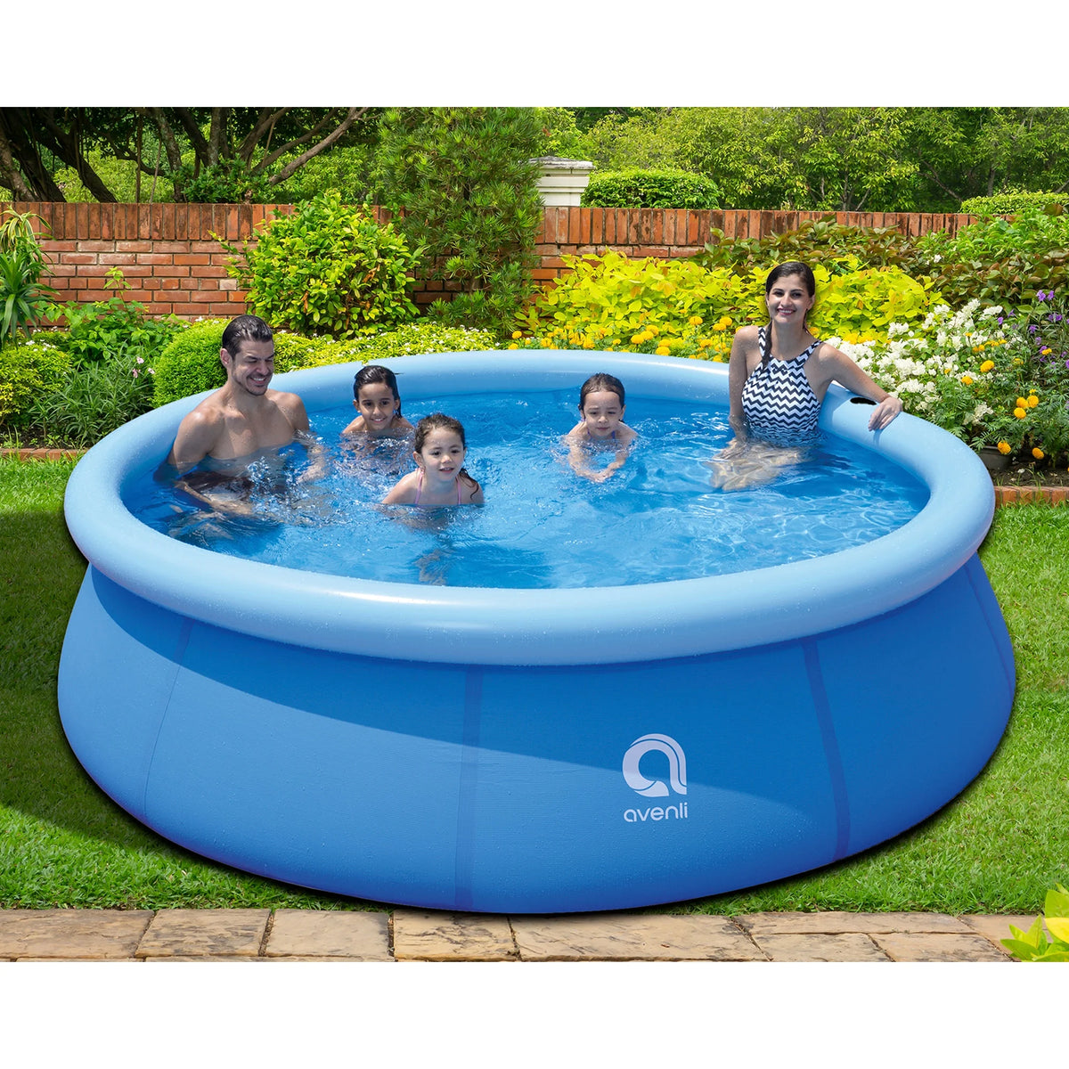 10 Ft x 30 In Inflatable Swimming Pool O288