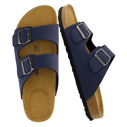 Cork Footbed Mens Leather Sandals T277413