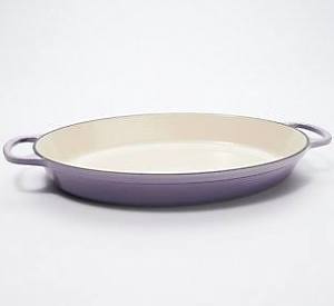 Flame Cast-Iron 3-qt Oval Baker A647