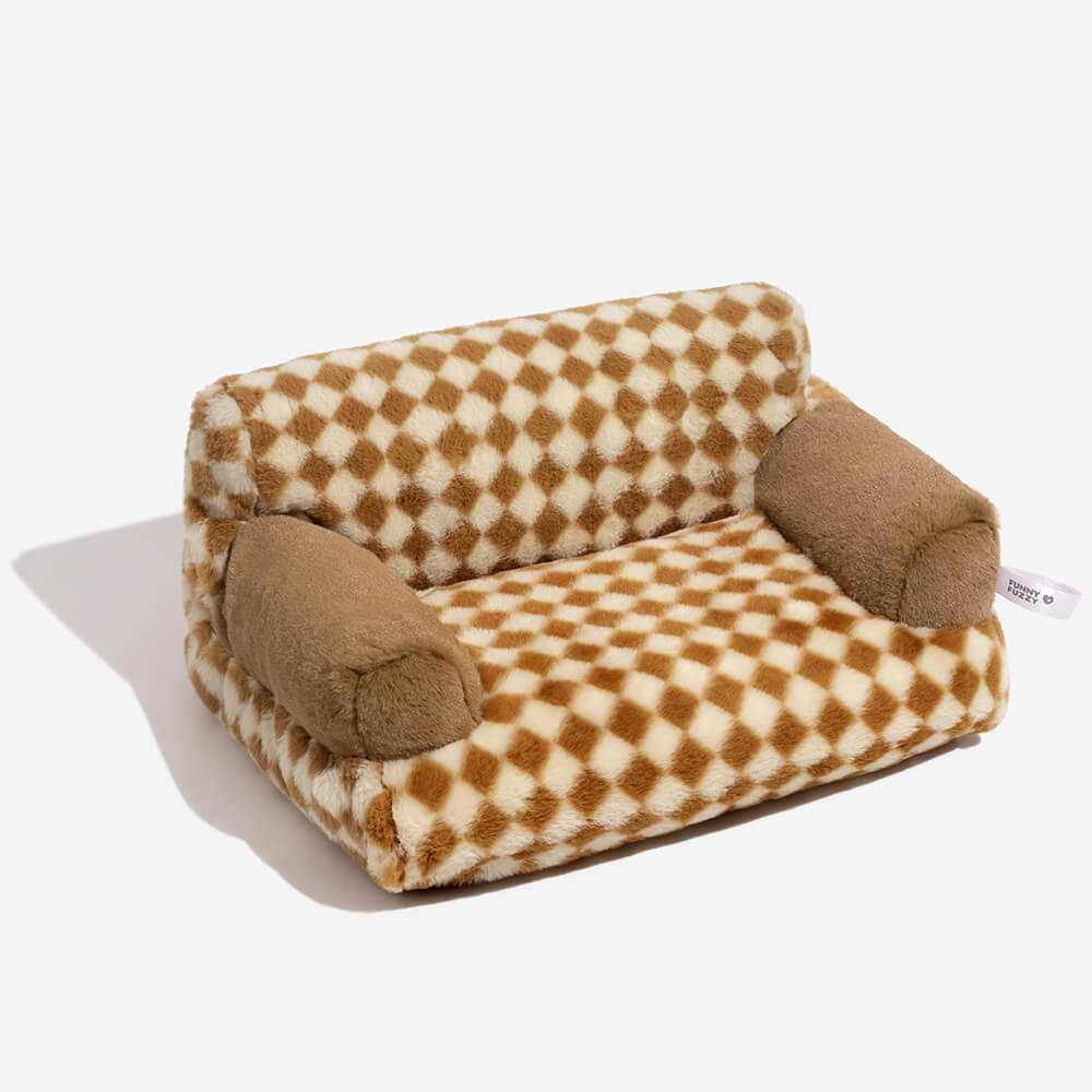 Plaid Dog & Cat Couch Bed N81238