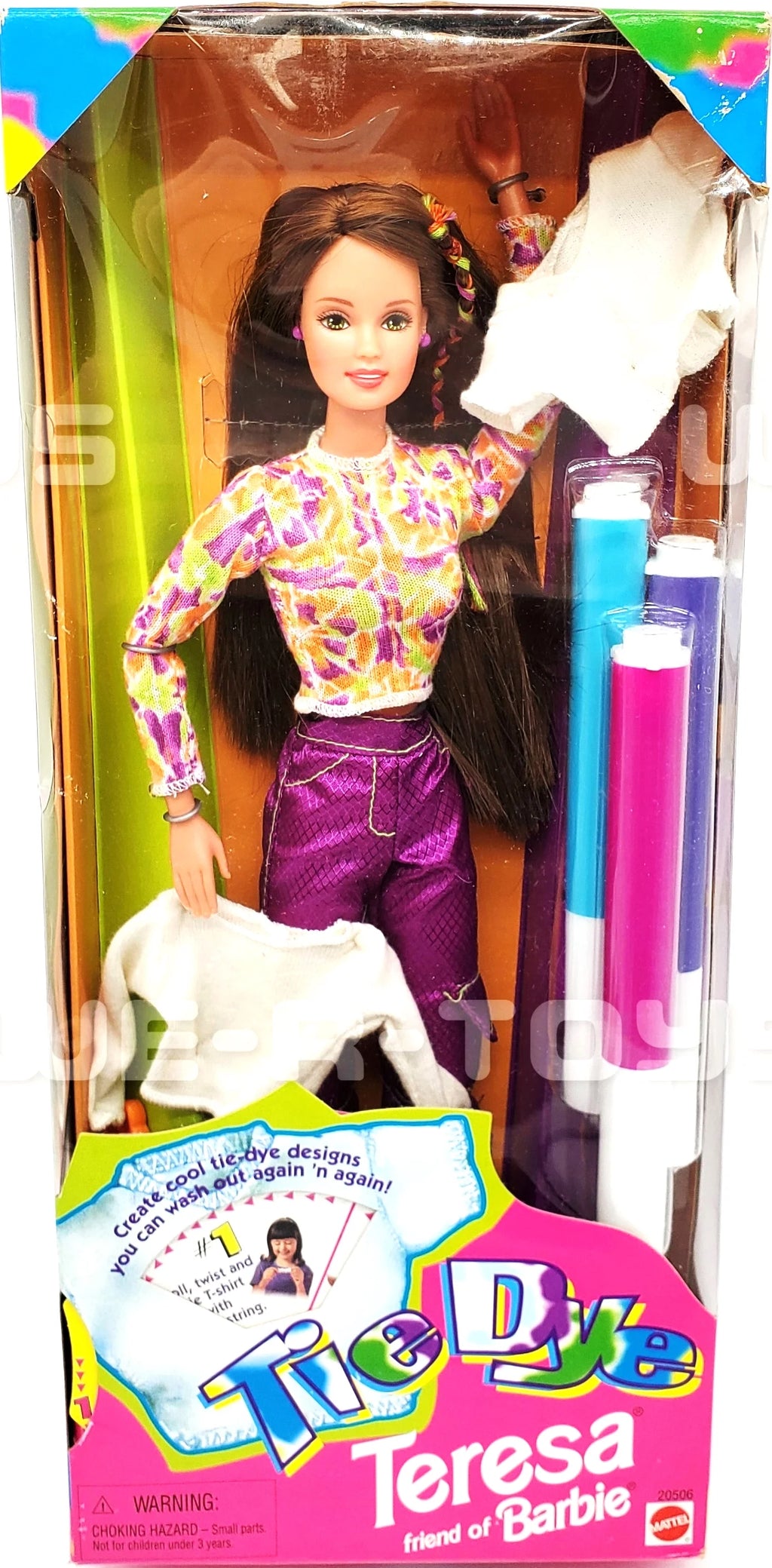Tie Dye Barbie Doll H16676