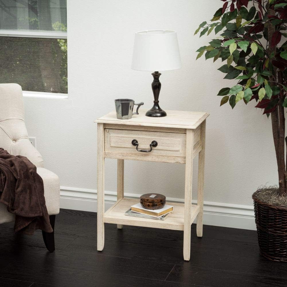 Acacia Wood Accent Table C939
