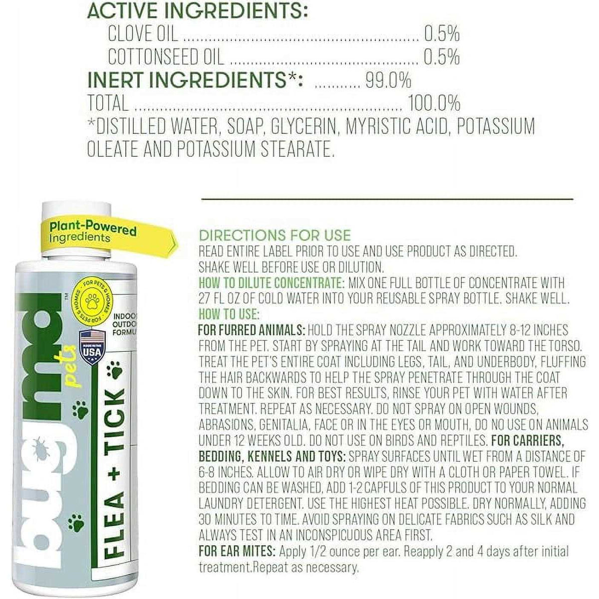 Essential Oil-Powered Flea and Tick Concentrate L861
