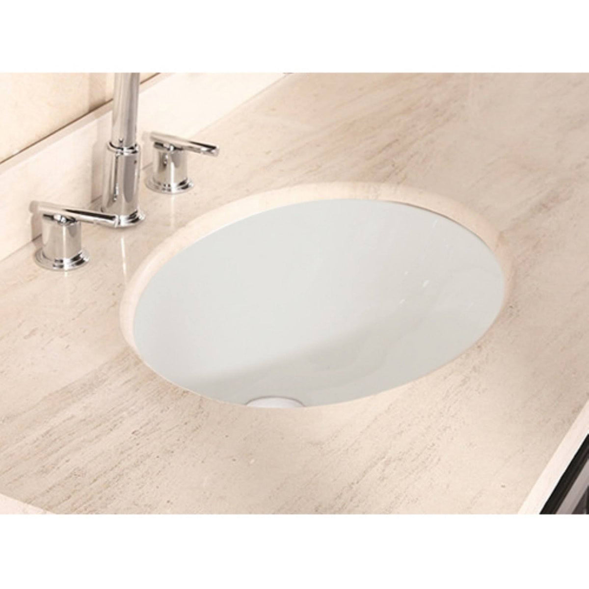 Oval Undermount Sink in Biscuit W389165