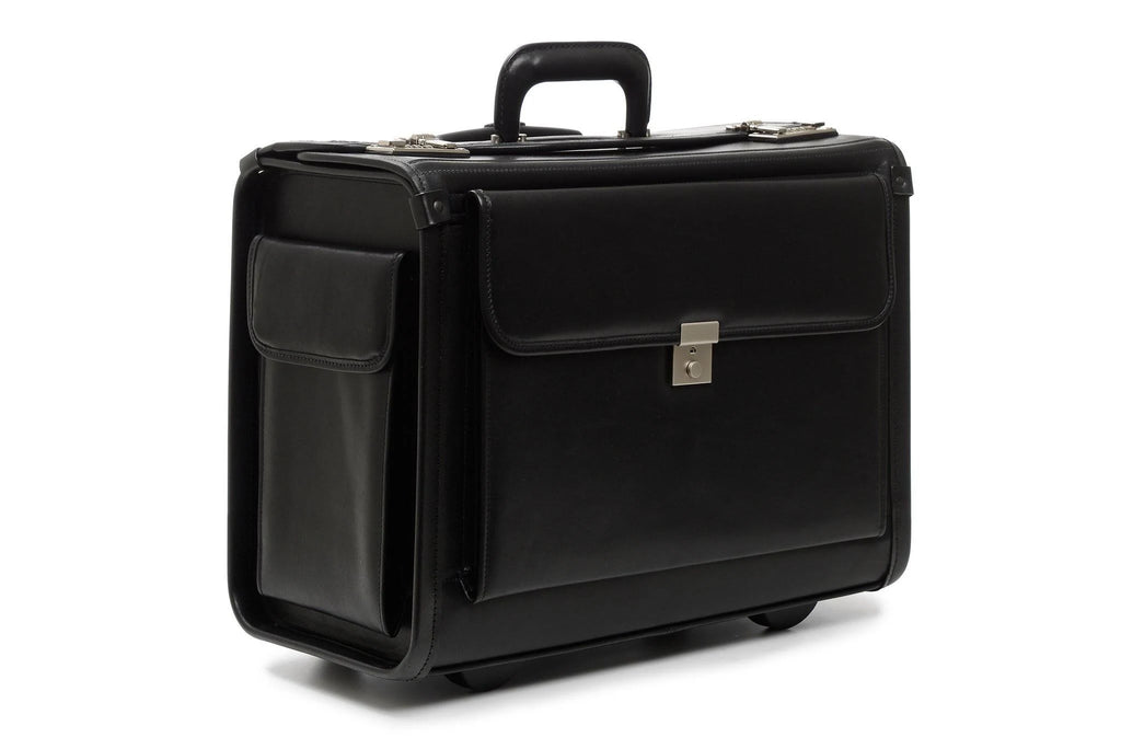 Wheeled Leather Catalog Case I285