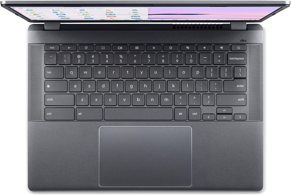 Steel Gray 14" Touchscreen Chromebook Laptop W118