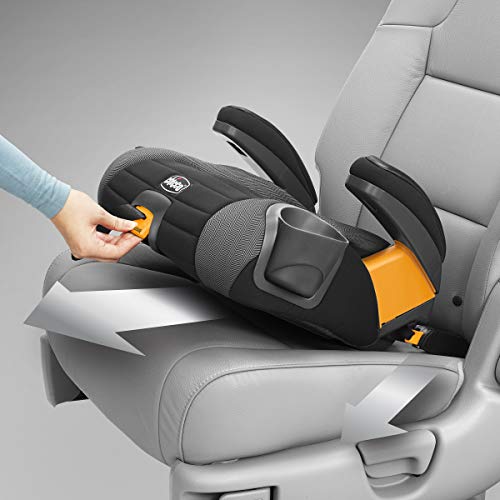 Backless Booster Car Seat with LATCH Attachment, Portable Car Booster Seat for Children 40-110 lbs. T867