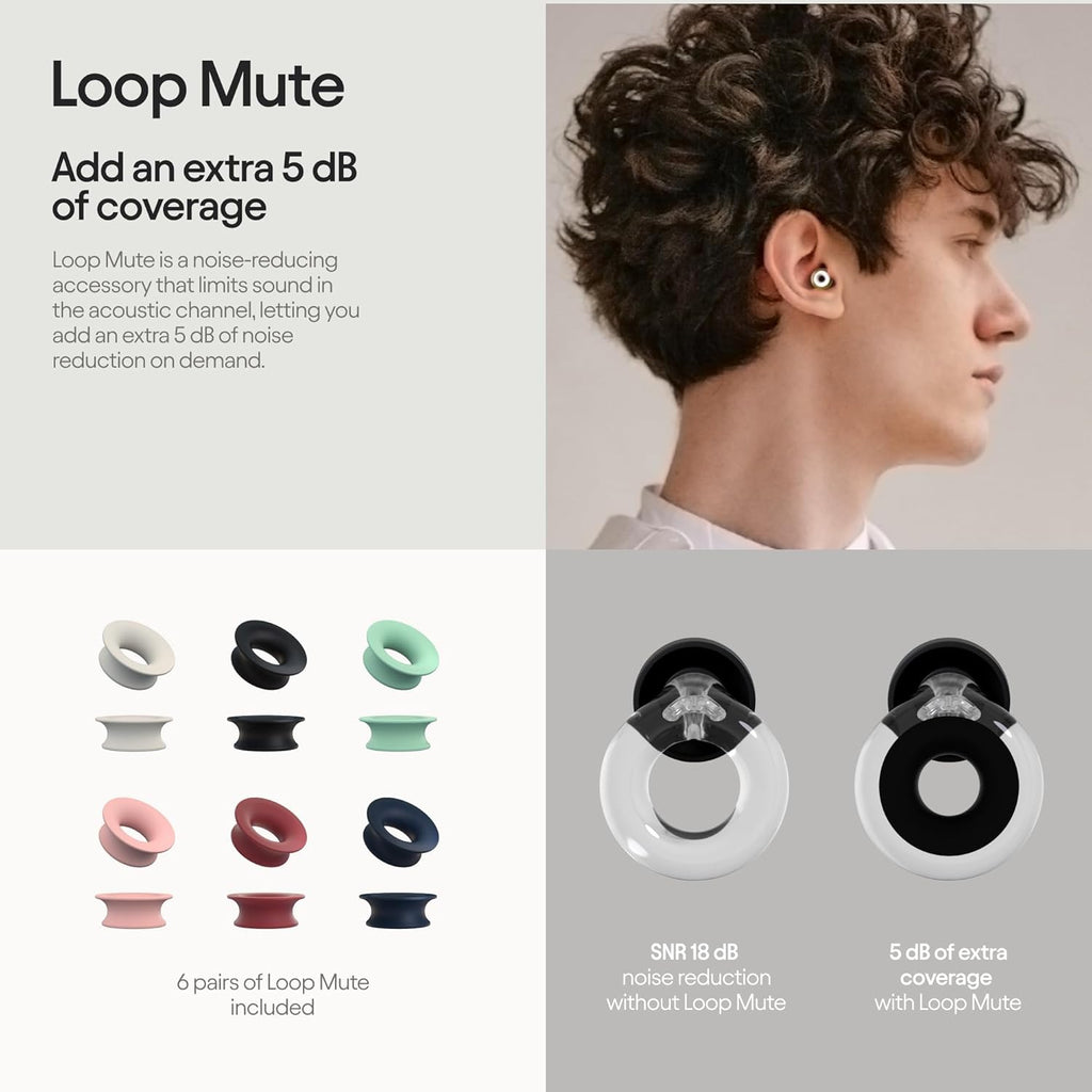 Loop Earplugs Ultimate Bundle (3-Pack) – Loop Quiet + Loop Experience + Loop Engage + Mute + Carry Case Q224403