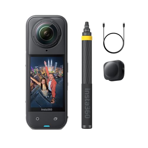 Waterproof 8K 360° Action Camera with Replaceable Lens N669