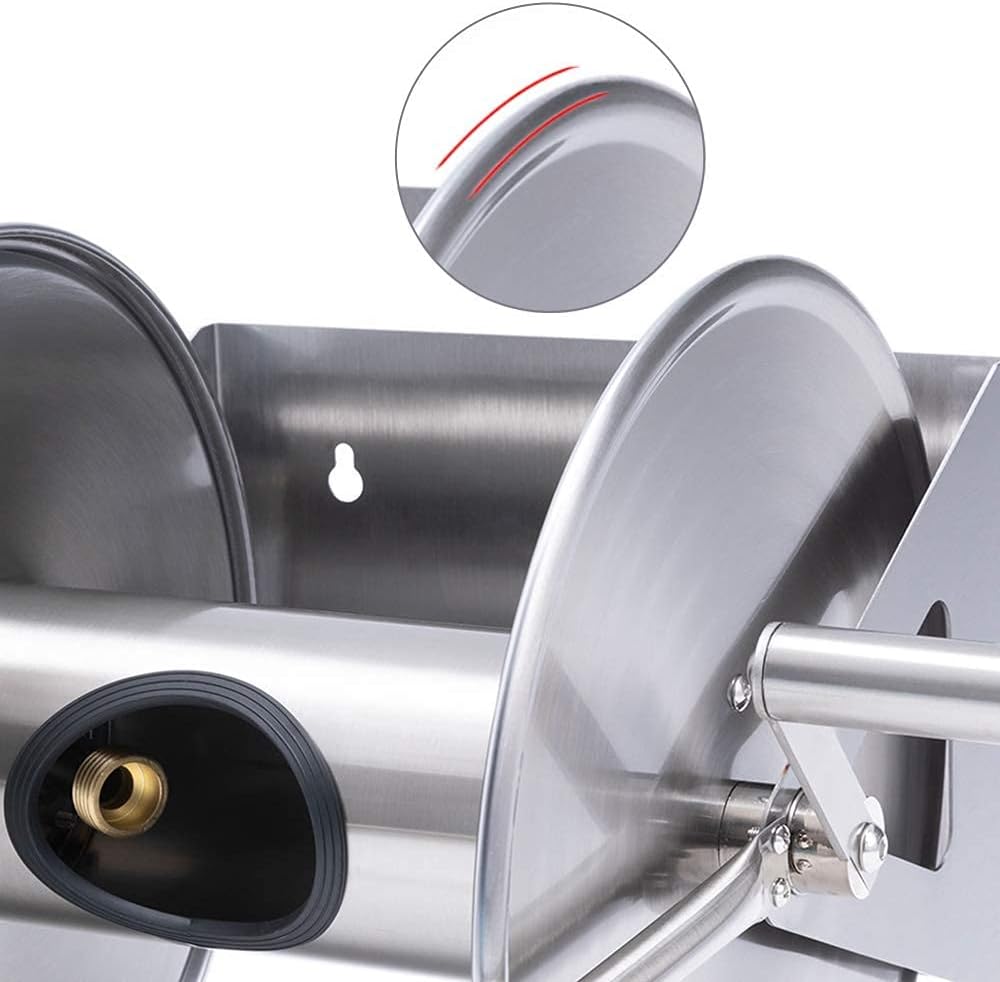 Stainless Steel Hose Reel with Crank I503621