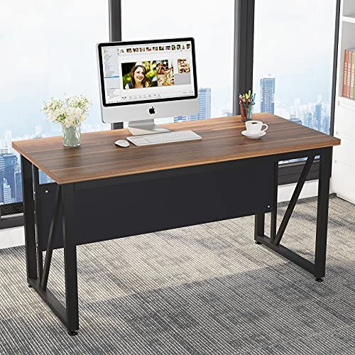 63 inches L-Shaped Computer Desk with File Cabinet and Drawers V3724