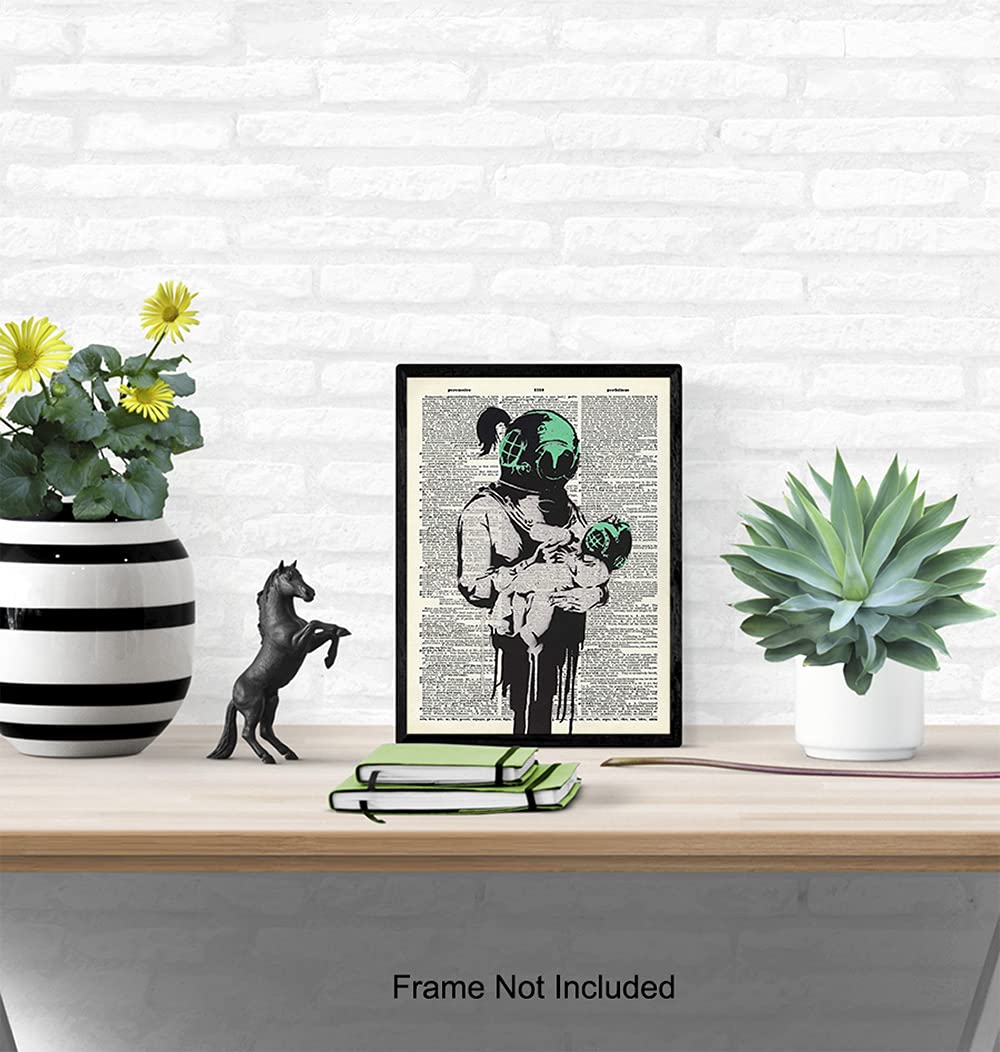 Banksy Poster 8x10 Graffiti Wall Decor Street Art D443