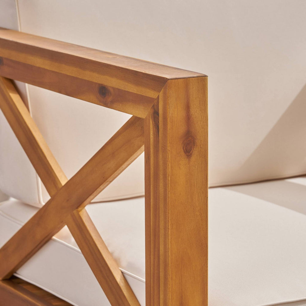 Acacia Wood Club Chair F47865