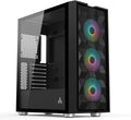 Mint Green Computer Case Mid Tower with LED Fans G724