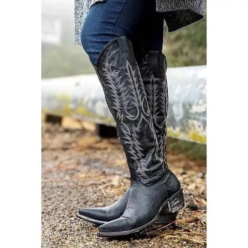 Knee High Western Cowboy Boots R191456