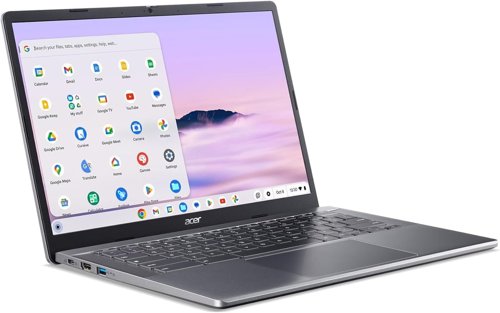 Steel Gray 14" Touchscreen Chromebook Laptop W118