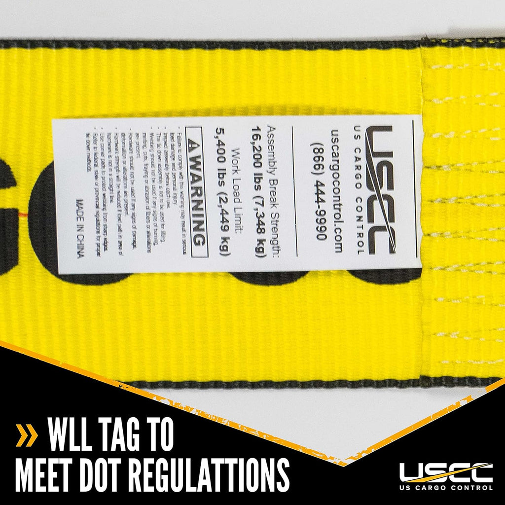 4 Inch x 30 Foot Winch Straps with Twisted Sewn Loop 10 Pack M799