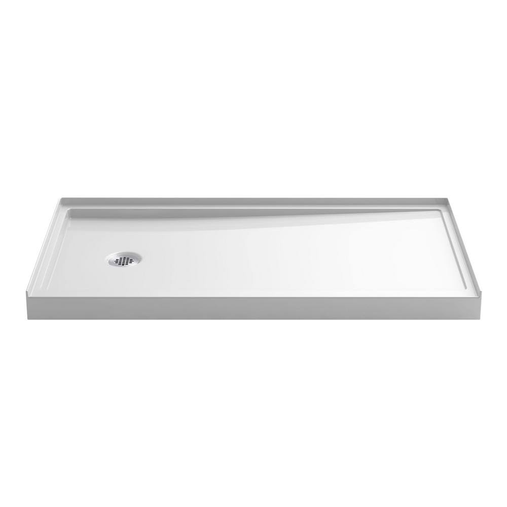Single-Threshold Shower Base in White R46957