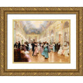Gold Ornate Wood Framed Art Print B3359