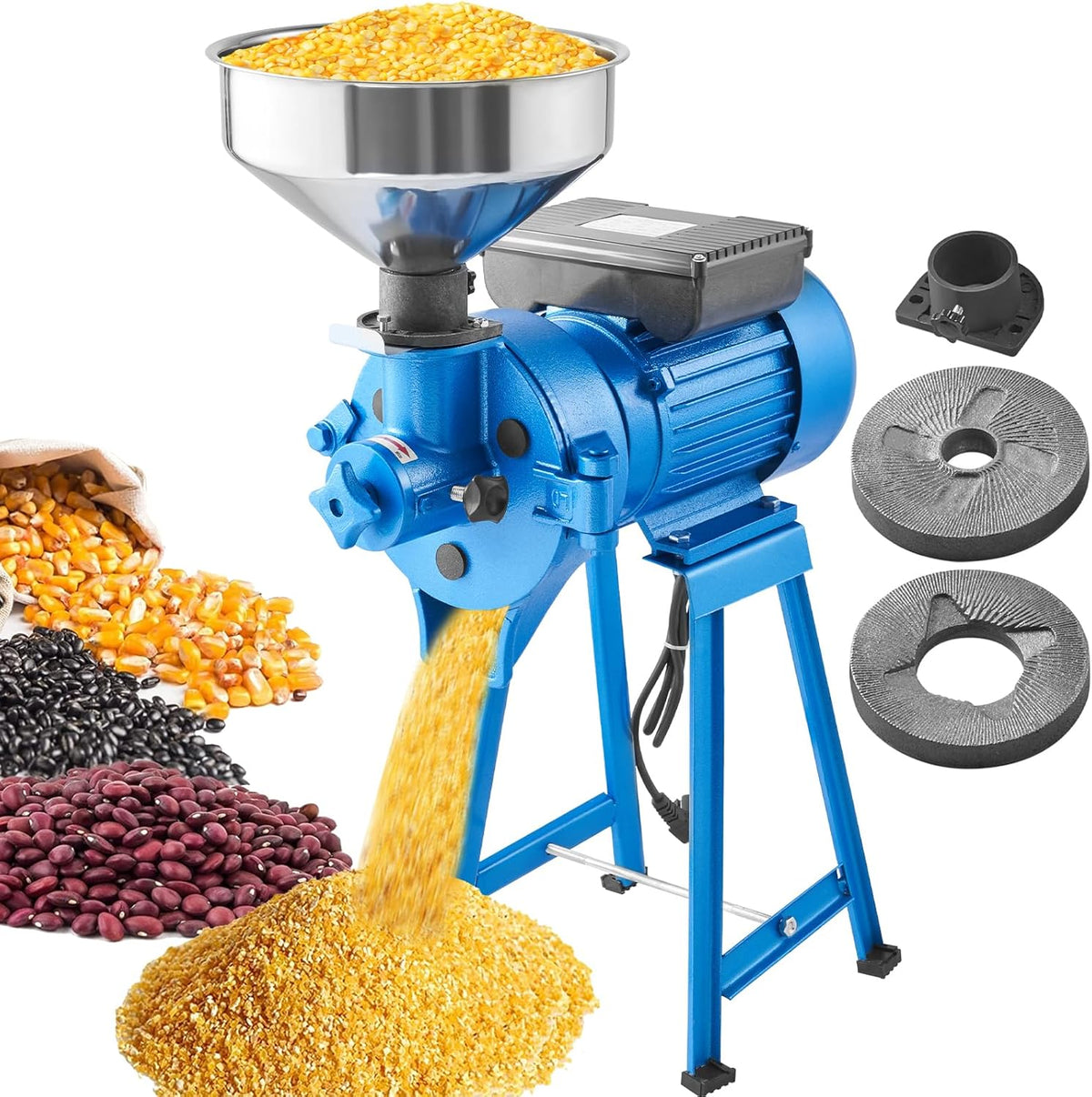 1500W 110V Electric Grain Mill Grinder X46119