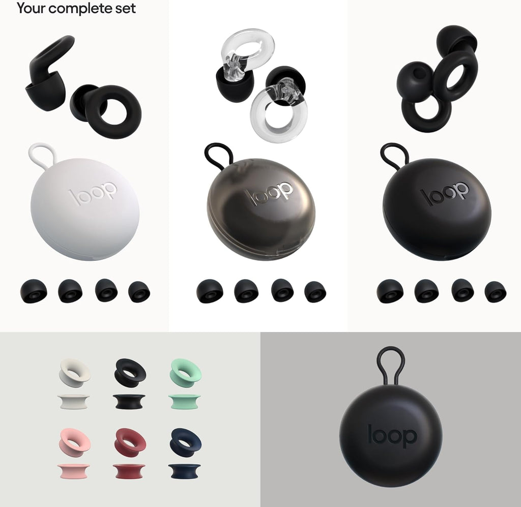 Loop Earplugs Ultimate Bundle (3-Pack) – Loop Quiet + Loop Experience + Loop Engage + Mute + Carry Case Q224403