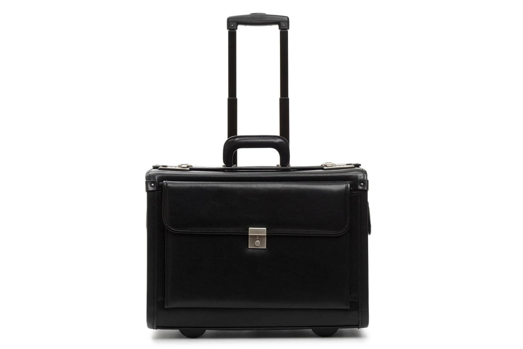 Wheeled Leather Catalog Case I285