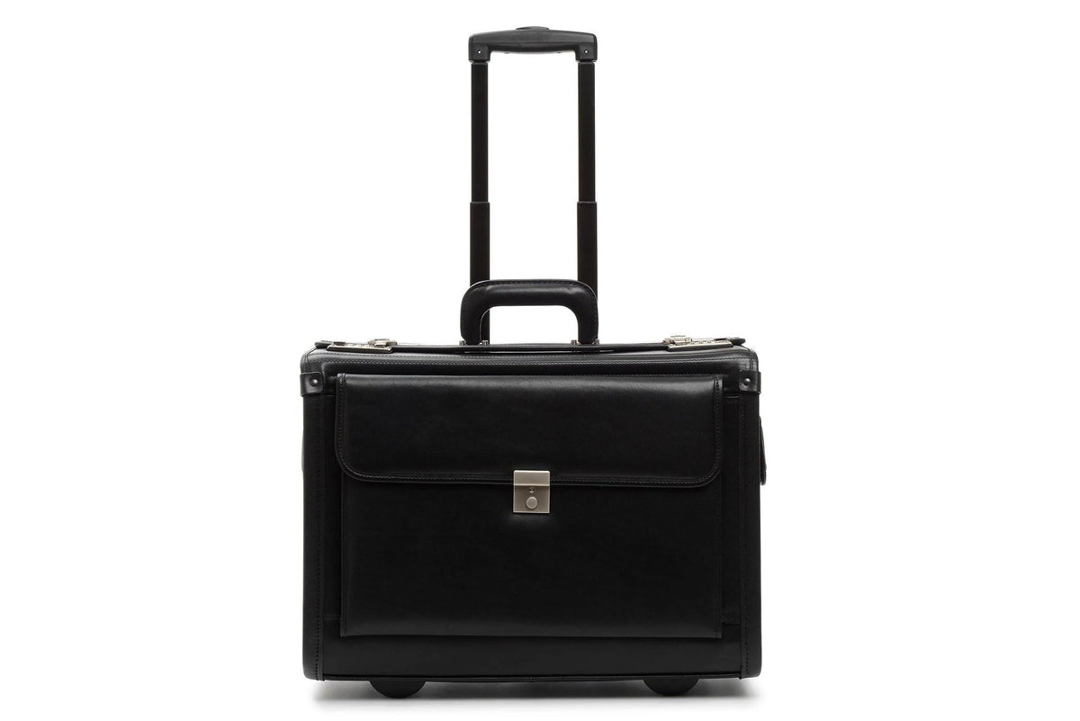 Wheeled Leather Catalog Case I285