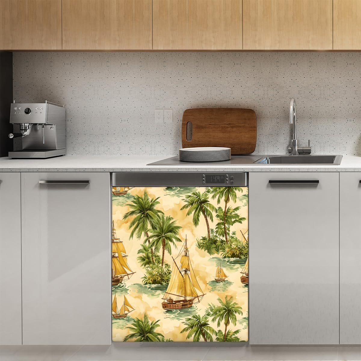 Magnetic Dishwasher Cover 23 x 26 Inches V525