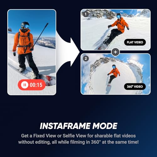 Waterproof 8K 360° Action Camera with Replaceable Lens N669