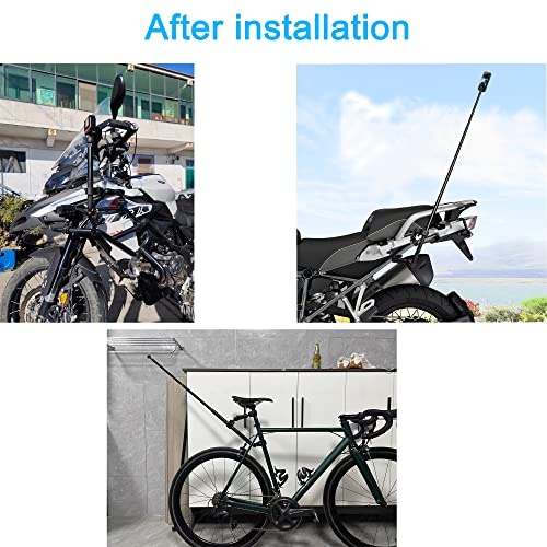 Motorcycle Handlebar Clamp Mount and 61" Selfie Stick M88460