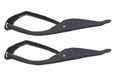 Black Snowmobile Skis with Loops C156248