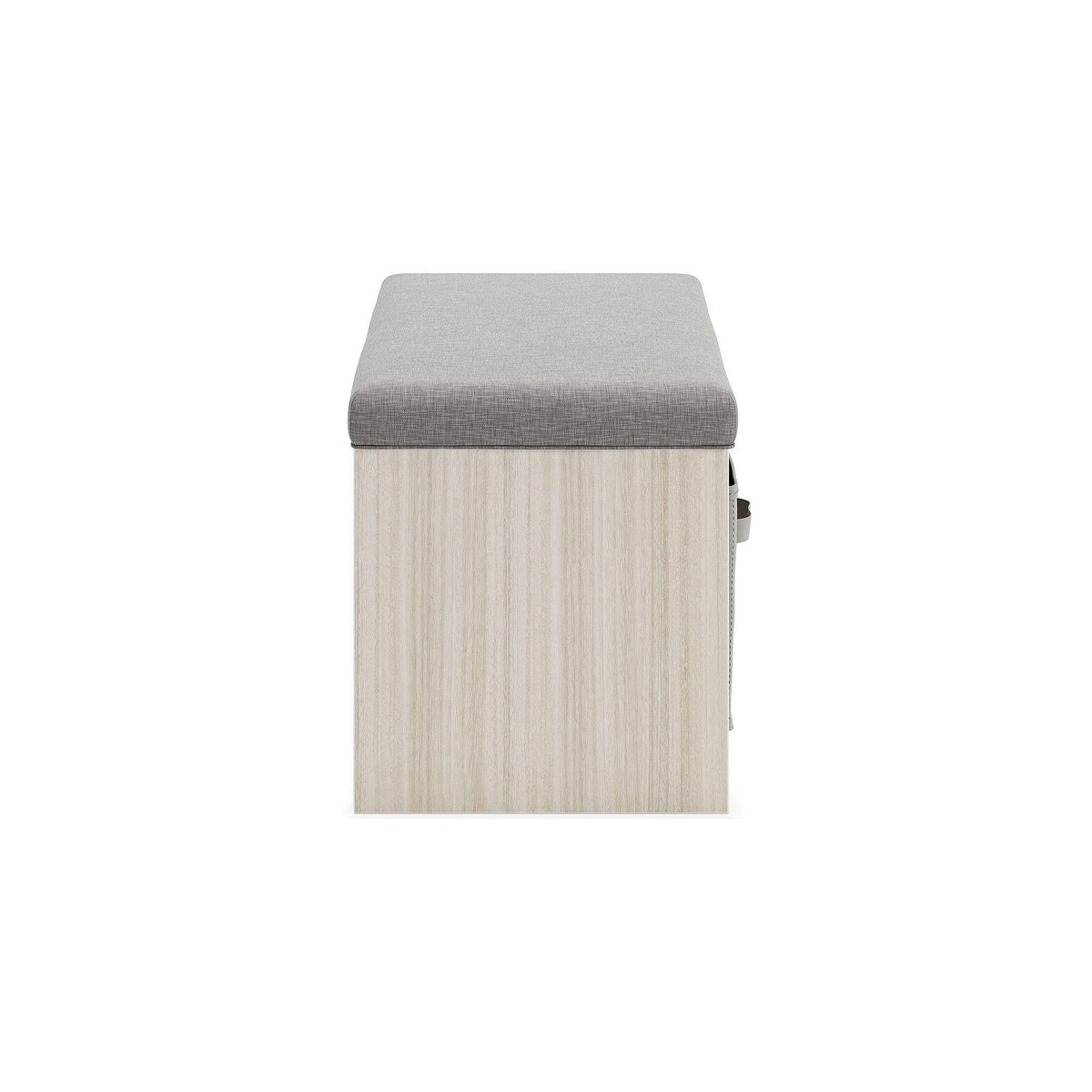 Gray Storage Bench N2517