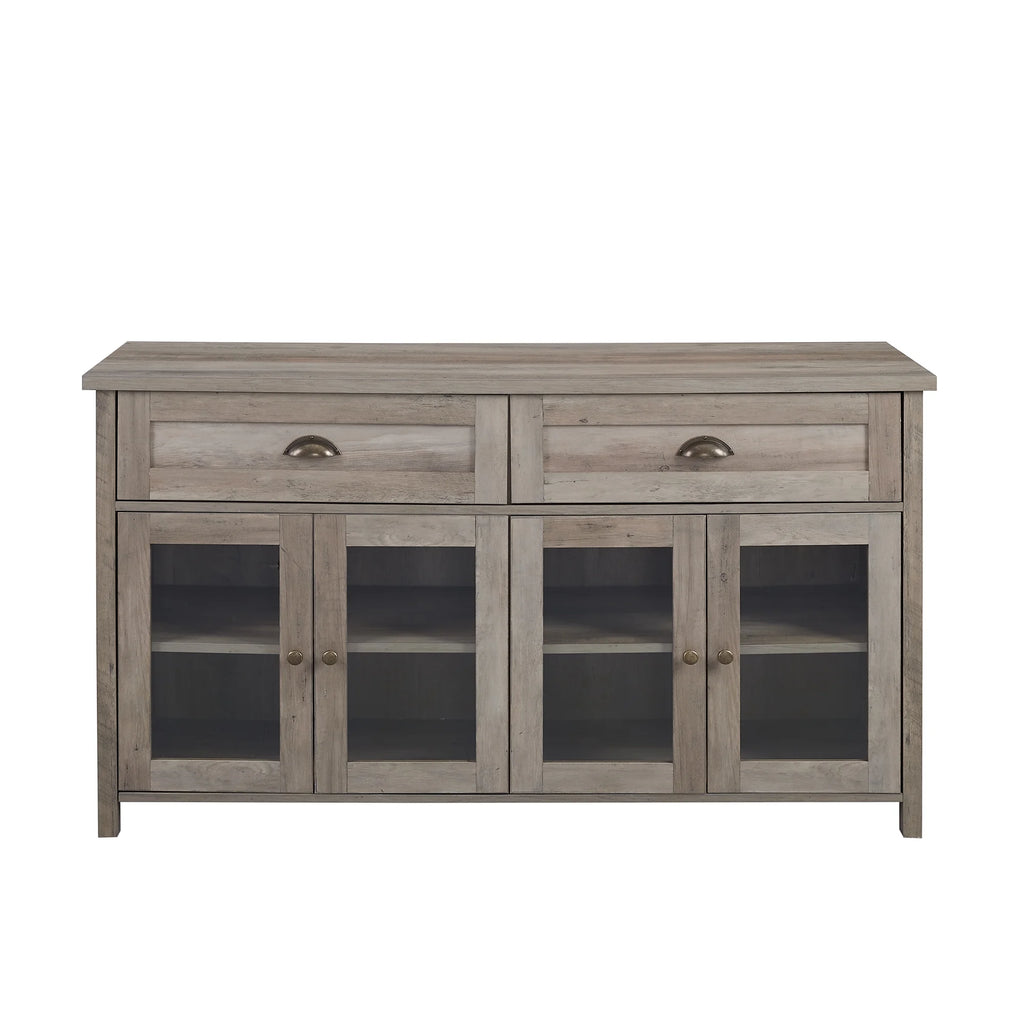 Grey Wash 4 Door TV Stand O750522