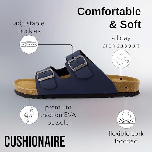 Cork Footbed Mens Leather Sandals T277413