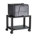 Black 2 Shelf Printer Cart S77286