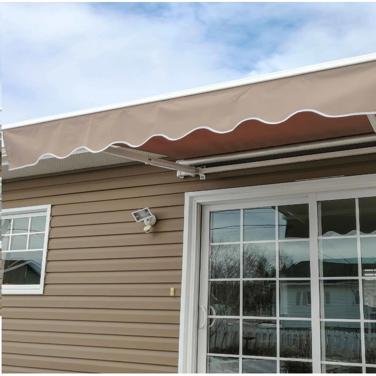 13' x 10' Retractable Patio Awning Canopy I625412