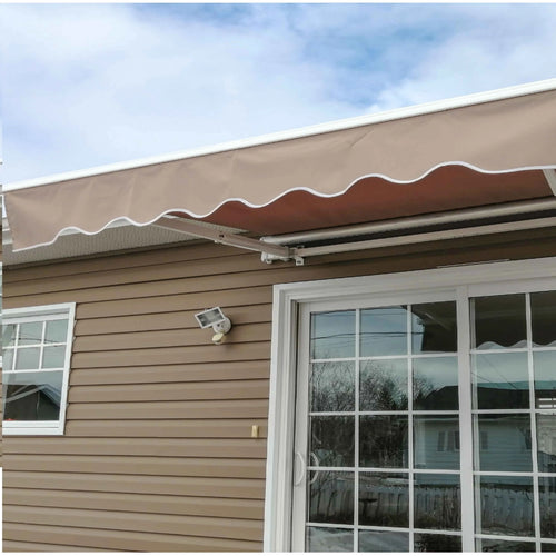 13' x 10' Retractable Patio Awning Canopy I625412