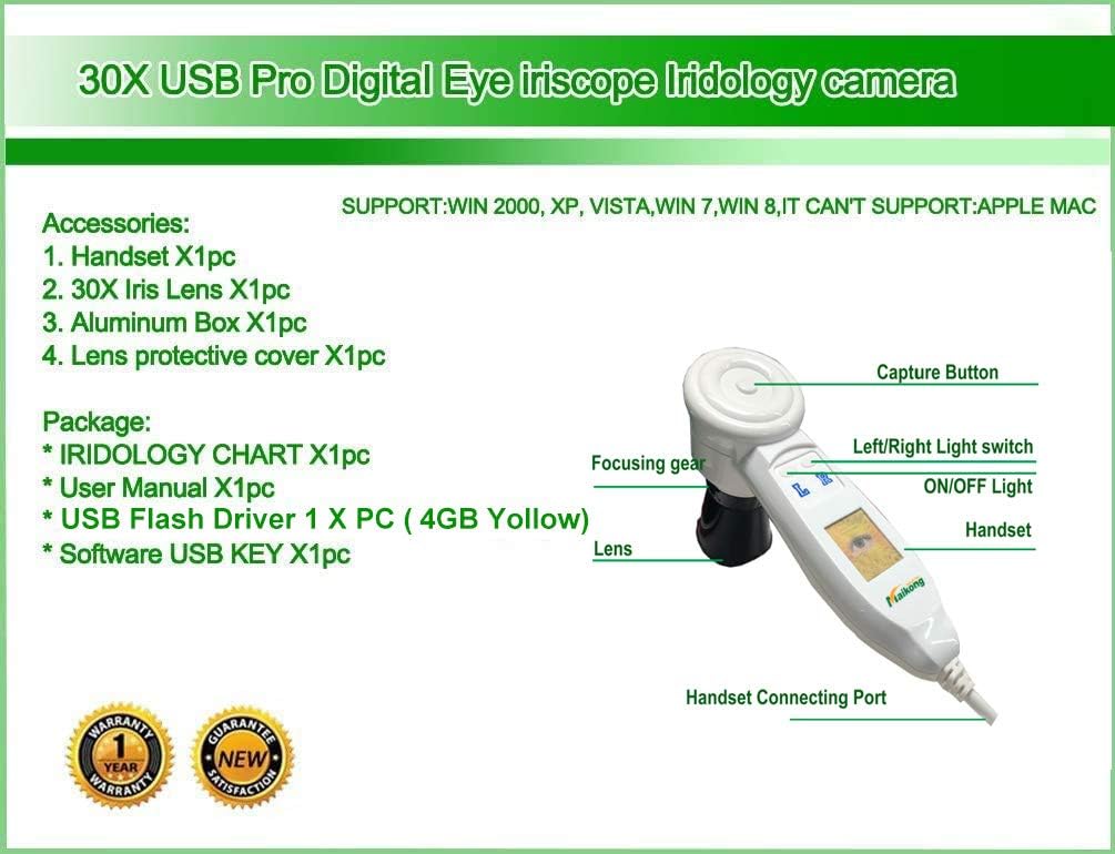 USB Iridology Camera with Software G3102