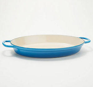 Flame Cast-Iron 3-qt Oval Baker A647