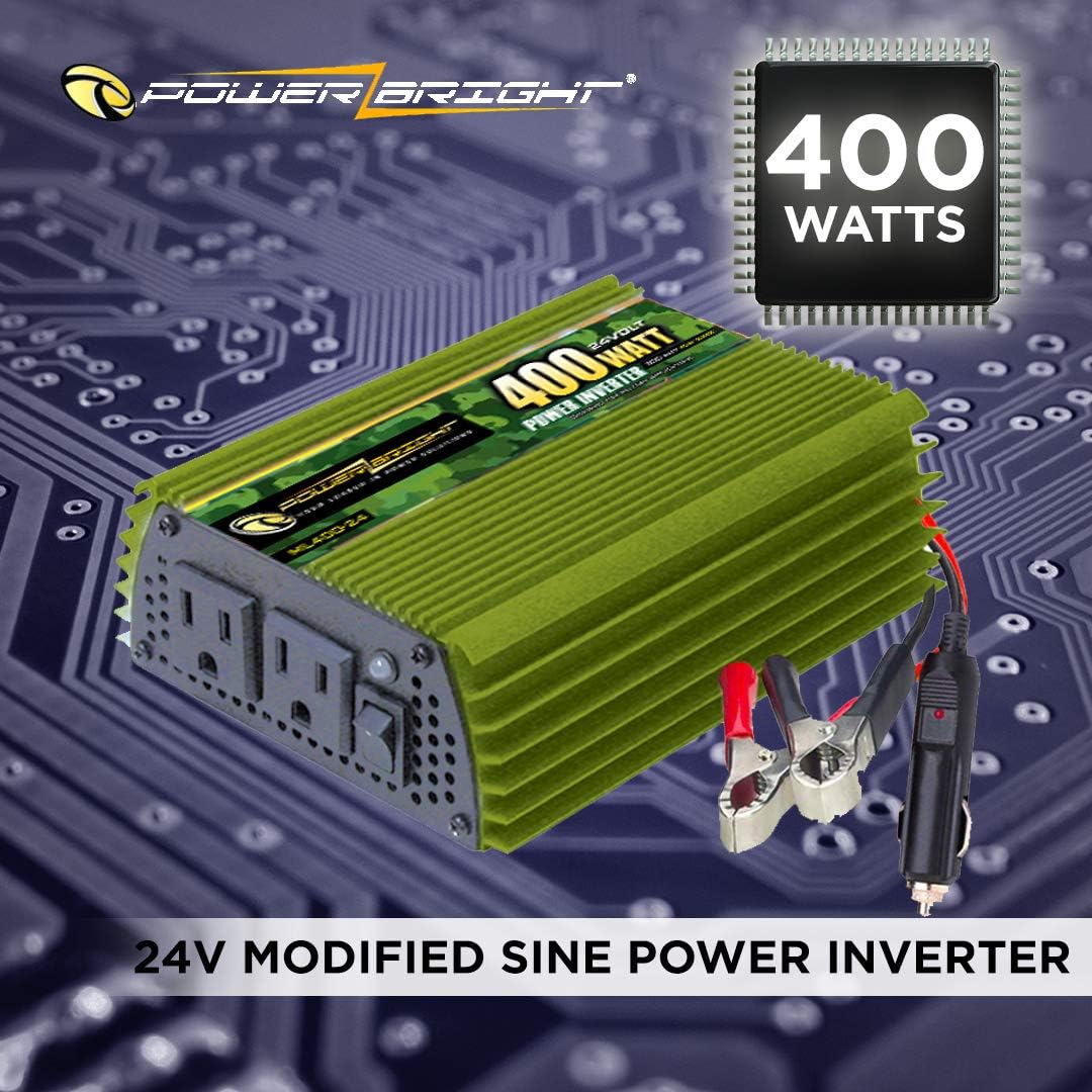 2300 Watt 24V Power Inverter with Dual 110V AC Outlets E81123