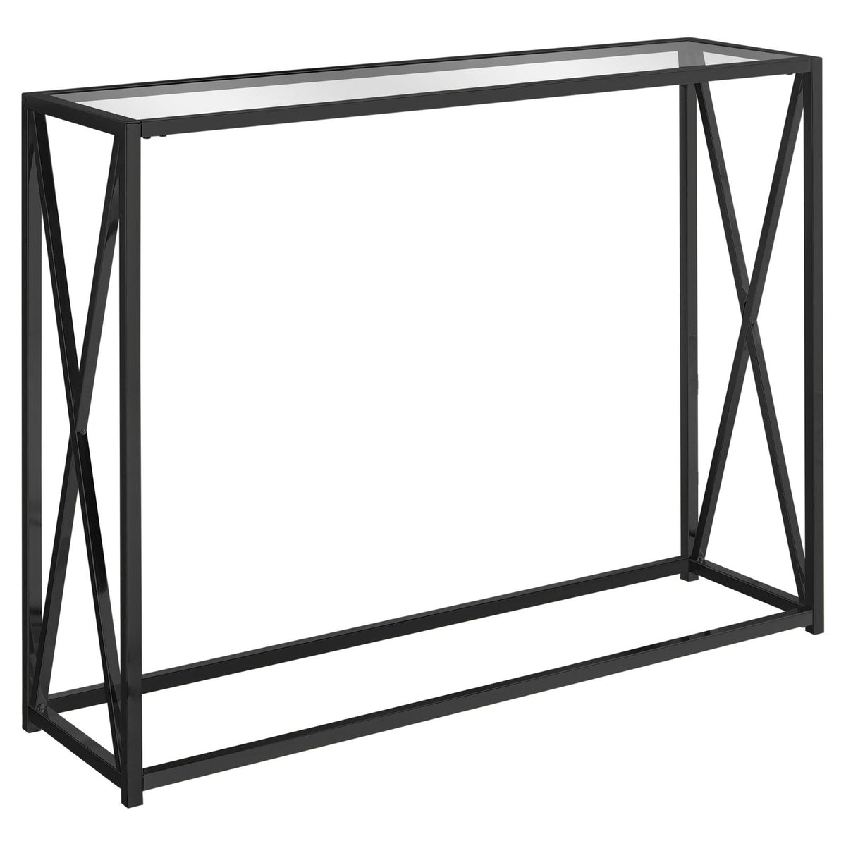 Metal Chrome Narrow Accent Table O4818