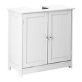 White Free Standing Bathroom Cabinet with 2 Doors H26663